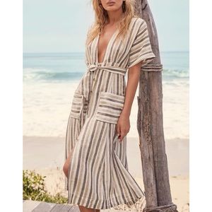 Free People Monday Linen Blend Dress